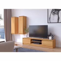 AKORD Furniture Factory OP0LRTVCLP160OLC supporto TV e sistema audio 2 ripiani - Vista aggiuntiva 5