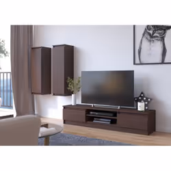 AKORD Furniture Factory OP0LRTVCLP160VEN supporto TV e sistema audio 2 ripiani - Vista aggiuntiva 5