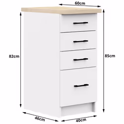 AKORD Furniture Factory KS0POLIBIA016 credenza e mobile per stanza da pranzo - Vista aggiuntiva 4
