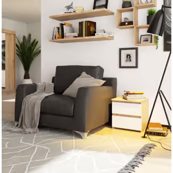 AKORD Furniture Factory OP0LCL2DABBIA001 comodino 2 cassetto/cassetti - Vista aggiuntiva 5