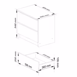 AKORD Furniture Factory OP0LK-6DABBIA001 cassettiera - Vista aggiuntiva 3