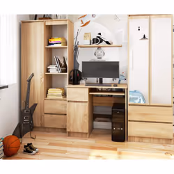 AKORD Furniture Factory IP0PBIUSONPIKSLEW scrivania per computer Colore quercia - Vista aggiuntiva 6