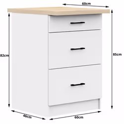 AKORD Furniture Factory KS0POLIBIA3S007 credenza e mobile per stanza da pranzo - Vista aggiuntiva 4