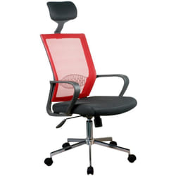 Sedia da ufficio OCF9 in rete Rosso