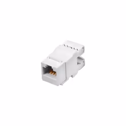 Alantec MKN-U6-1, Piatto, Bianco, RJ-45, 22/24, 250 MHz, -10 - 60 °C