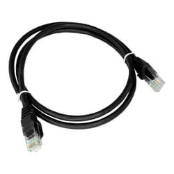 A-LAN KKU6ACZA2.0 cavo di rete Nero 2 m Cat6a U/UTP (UTP)