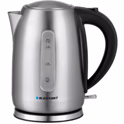 Blaupunkt EKS401, 1,7 L, 2000 W, Nero, Acciaio inox, Acciaio inox, Indicatore del livello dell'acqua, Arresto di sicurezza co ...