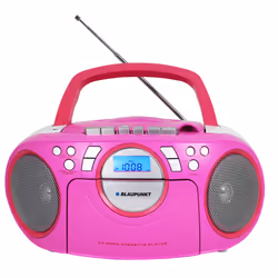 Blaupunkt BB16PK, 285 g, Rosa, Lettore CD portatile