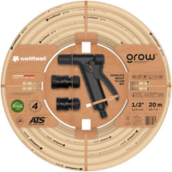 Cellfast - Set di irrigazione grow - 20 metri di Ø1/2' (12,5 mm) - Marrone