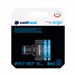CELLFAST 53-210 Connettore per tubo ABS Nero, Blu 1 pz - Vista aggiuntiva 5