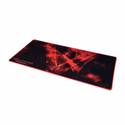 Modecom Volcano Erebus Tappetino per mouse per gioco da computer Nero, Rosso