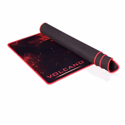 Modecom Volcano Erebus Tappetino per mouse per gioco da computer Nero, Rosso