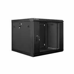Lanberg WF01-6609-10B rack 9U Da parete Nero