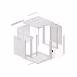 Lanberg WF01-6612-10S rack 12U Da parete Grigio - Vista aggiuntiva 2