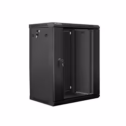 Lanberg WF01-6415-10B rack 15U Da parete Nero - Vista aggiuntiva 5