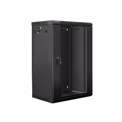 Lanberg WF01-6418-10B rack 18U Da parete Nero