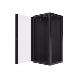 Lanberg WF01-6627-10B rack 27U Da parete Nero - Vista aggiuntiva 7