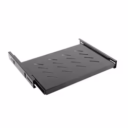 Lanberg AK-1006-B, Mensola regolabile, Nero, 60 kg, 1U, 48,3 cm (19"), 465 mm