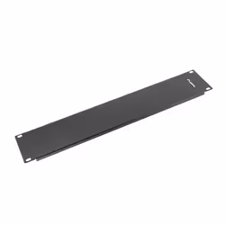Lanberg AK-1402-B, Pannello nascosto, Nero, 2U, 48,3 cm (19"), 482,6 mm, 8 mm