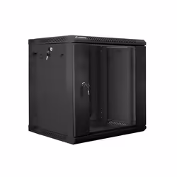 Lanberg WF02-6612-10B rack 12U Da parete Nero - Vista aggiuntiva 2