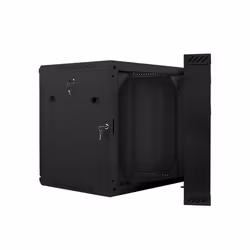 Lanberg WF02-6612-10B rack 12U Da parete Nero - Vista aggiuntiva 7