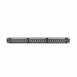 Lanberg PPS6-1024-B, RJ-45, Cat6, Nero, Metallo, 1U, 442 mm