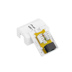Lanberg OU6-0001-W cassetta di scarico RJ-45 Bianco