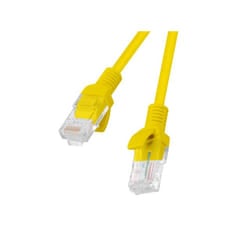 Lanberg PCU5-10CC-0500-Y cavo di rete Giallo 5 m Cat5e U/UTP (UTP)