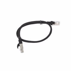 Lanberg PCU5-10CC-0050-BK cavo di rete Nero 0,5 m Cat5e U/UTP (UTP) - Vista aggiuntiva 2