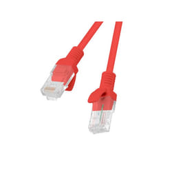 Lanberg PCU5-10CC-0100-R cavo di rete Rosso 1 m Cat5e U/UTP (UTP)
