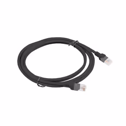 Lanberg PCU6-10CC-0200-BK cavo di rete Nero 2 m Cat5e U/UTP (UTP) - Vista aggiuntiva 2