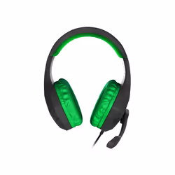 GENESIS Argon 200 Auricolare Cablato A Padiglione Gaming Nero, Verde
