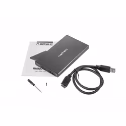 NATEC NKZ-0941 contenitore di unità di archiviazione Box esterno HDD/SSD Nero 2.5" - Vista aggiuntiva 4