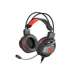 GENESIS Neon 350 Auricolare Cablato A Padiglione Gaming USB tipo A Nero, Rosso