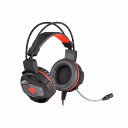 GENESIS Neon 350 Auricolare Cablato A Padiglione Gaming USB tipo A Nero, Rosso - Vista aggiuntiva 3