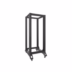 Lanberg OR01-6827-B rack 27U Rack indipendenti Nero - Vista aggiuntiva 3