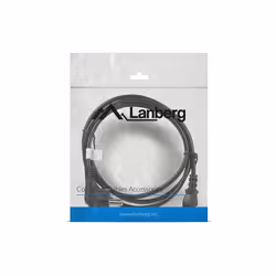 Lanberg CA-C13C-11CC-0018-BK cavo di alimentazione Nero 1,8 m Accoppiatore C13 CEE7/7 - Vista aggiuntiva 4