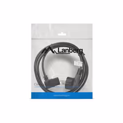 Lanberg CA-C13C-12CC-0018-BK cavo di alimentazione Nero 2 m Accoppiatore C13 CEE7/7 - Vista aggiuntiva 3