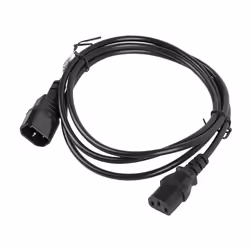 Lanberg CA-C13E-10CC-0018-BK cavo di alimentazione Nero 1,8 m Accoppiatore C13 Accoppiatore C14 - Vista aggiuntiva 3