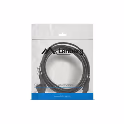 Lanberg CA-C5CA-11CC-003-BK cavo di alimentazione Nero 3 m Accoppiatore C5 CEE7/7 - Vista aggiuntiva 4
