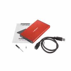 NATEC Rhino GO Box esterno HDD/SSD Rosso 2.5" - Vista aggiuntiva 6