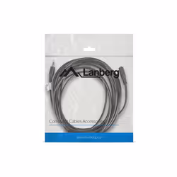 Lanberg CA-MJFJ-10CC-0050-BK cavo audio 5 m 3.5mm Nero - Vista aggiuntiva 3