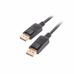 Lanberg CA-DPDP-10CC-0010-BK cavo DisplayPort 1 m Nero - Vista aggiuntiva 2