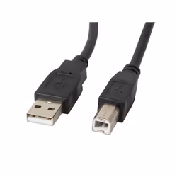Lanberg CA-USBA-11CC-0050-BK, 5 m, USB A, USB B, USB 2.0, 0,48 Gbit/s, Nero