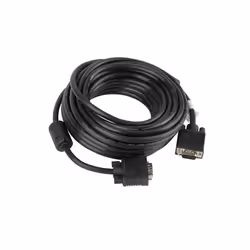 Lanberg CA-VGAC-10CC-0100-B cavo VGA 10 m VGA (D-Sub) Nero