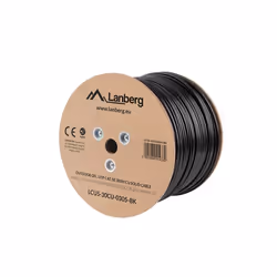 Lanberg LCU5-30CU-0305-BK, 305 m, Cat5e, U/UTP (UTP), Nero
