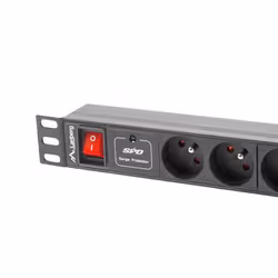 Lanberg PDU-07E-0200-BK protezione da sovraccarico Nero 7 presa(e) AC 220 - 250 V 2 m - Vista aggiuntiva 2