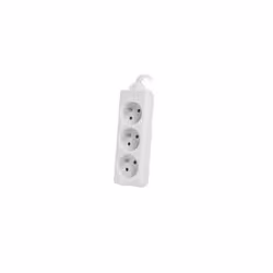 Lanberg PS0-03E-0300-W prolunghe e multiple 3 m 3 presa(e) AC Interno Bianco - Vista aggiuntiva 4