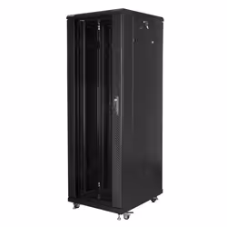 Lanberg FF01-6837-12B, Rack indipendenti, 37U, 800 kg, Lucchetti, Griglie, Piedini regolabili