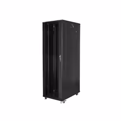 Lanberg FF01-8042-12B, Rack indipendenti, 42U, 800 kg, Lucchetti, Griglie, Piedini regolabili